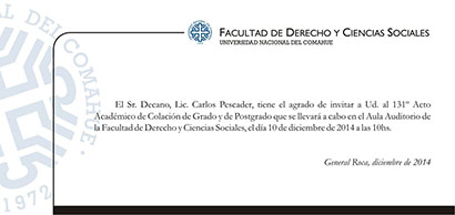 CONVOCATORIA AL ENACOM 2015